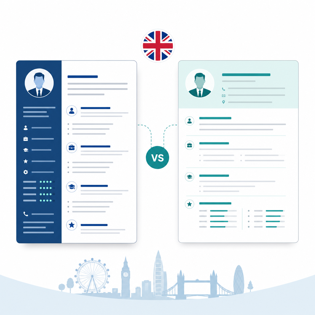 Illustration: CV structure comparison