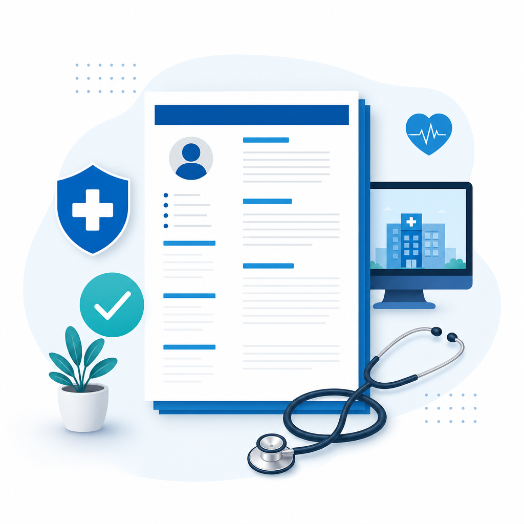 NHS-friendly CV template optimised for TRAC shortlisting