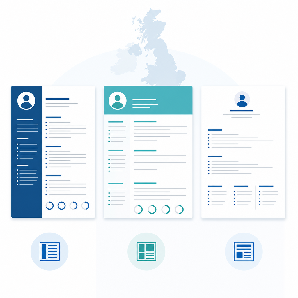 Illustration: Template layout comparison
