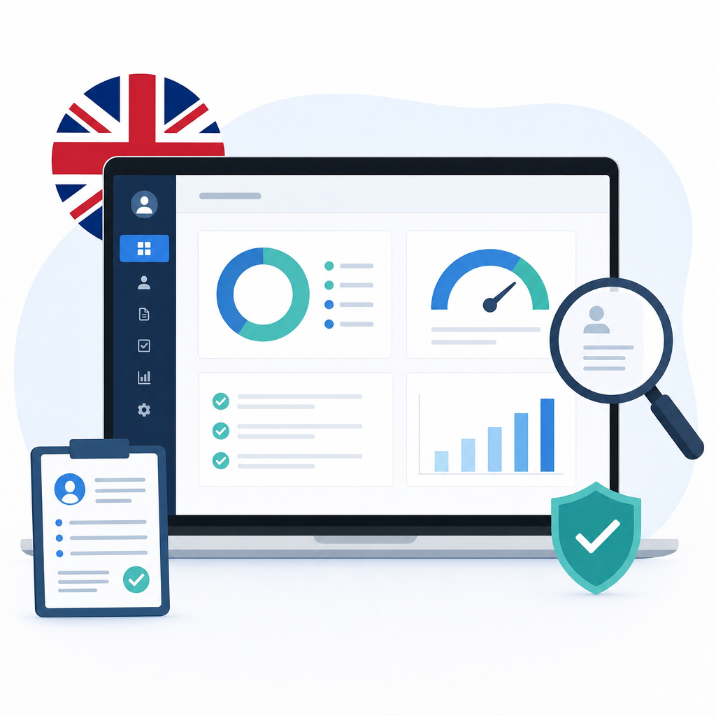 Illustration: ATS checker dashboard