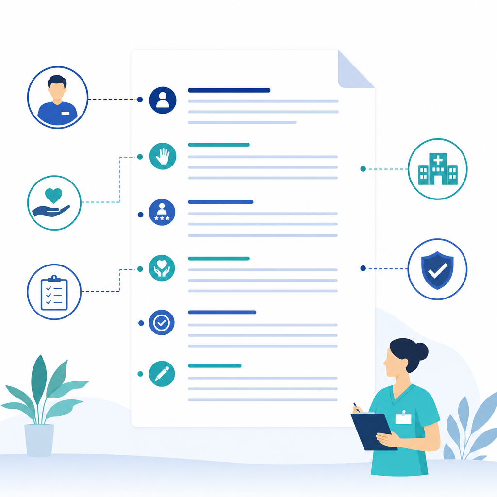 Illustration: Cover letter structure